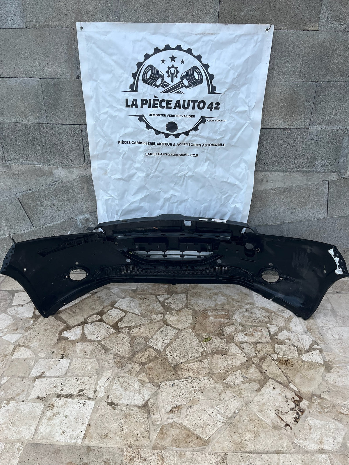 Pare choc avant Peugeot 208 1 phase 1 noir