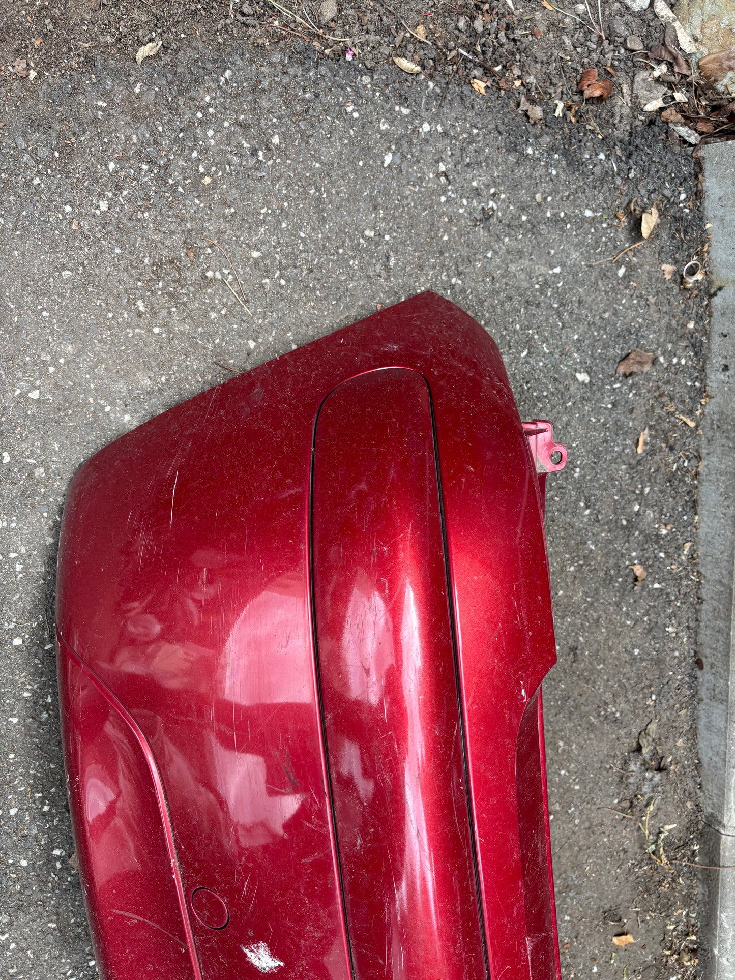 Pare choc arrière Citroën C3 1 rouge