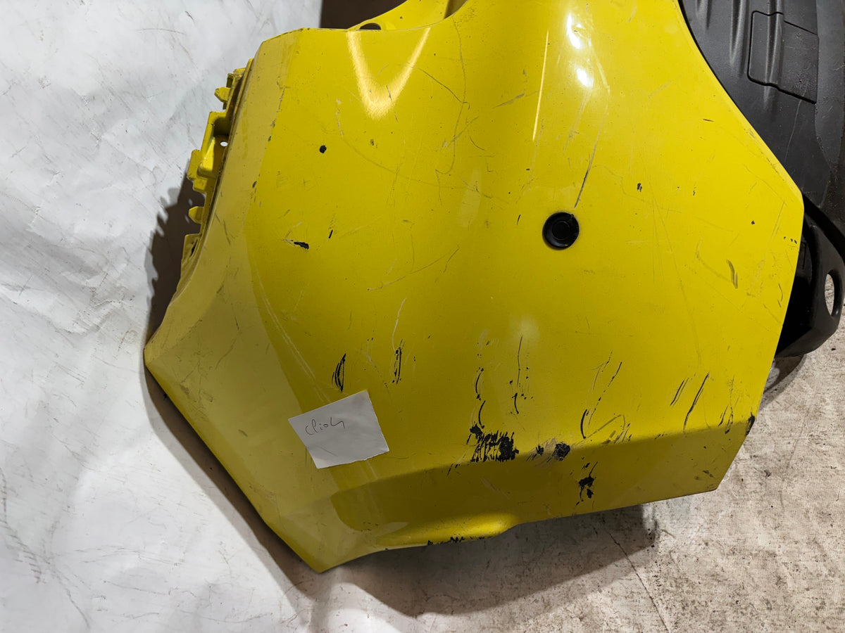 Pare choc arrière Renault Clio 4 phase 2 Jaune + emplacement radar