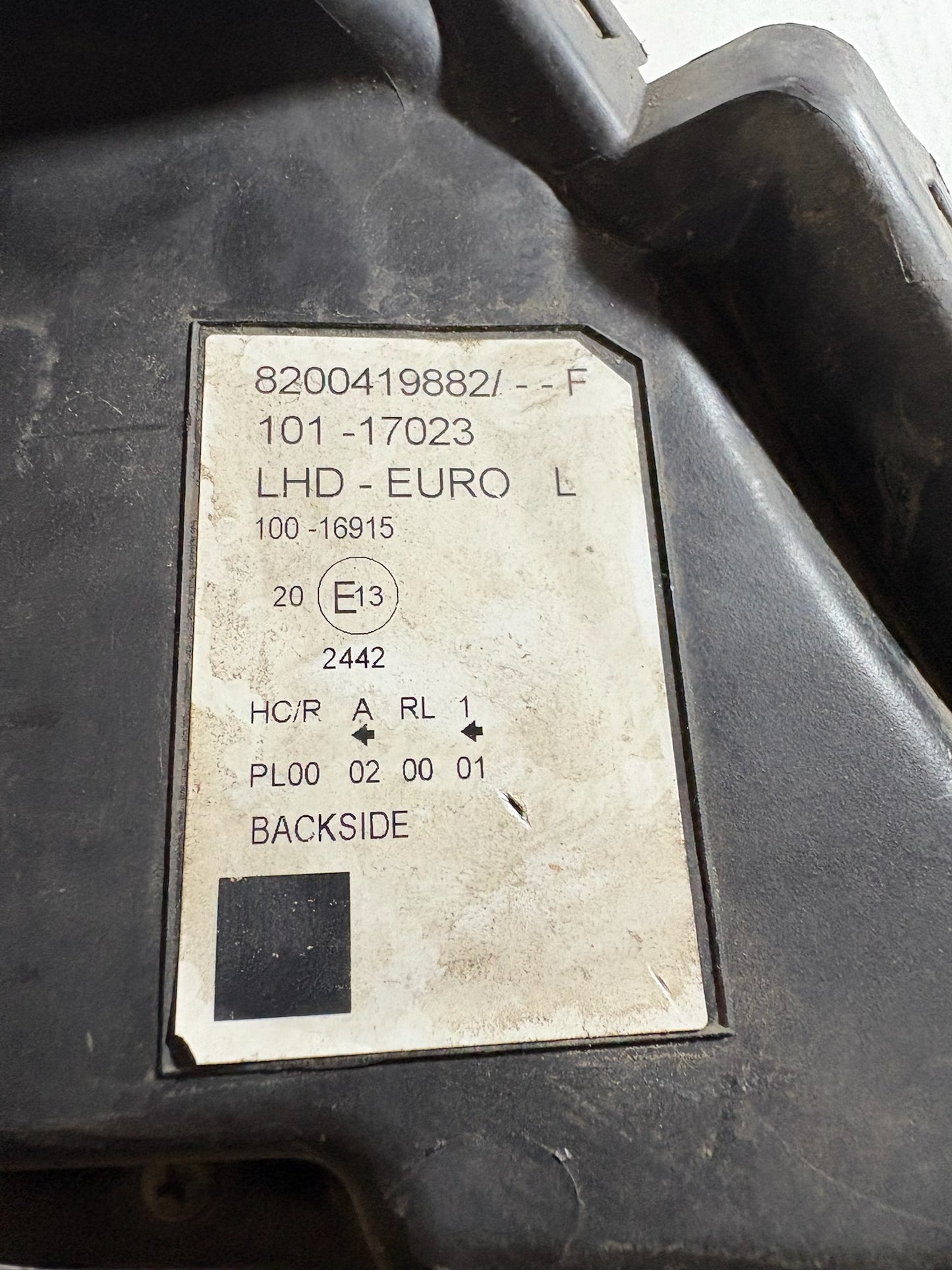 Phare avant gauche Renault Kangoo 2 phase 1