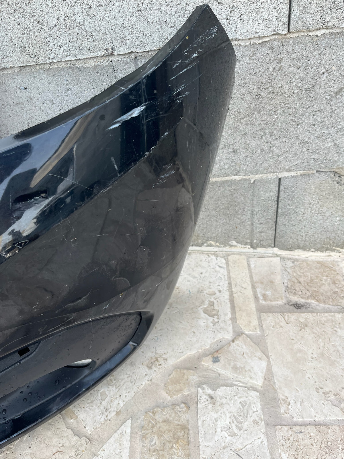 Pare choc avant Peugeot 208 1 phase 2 noir