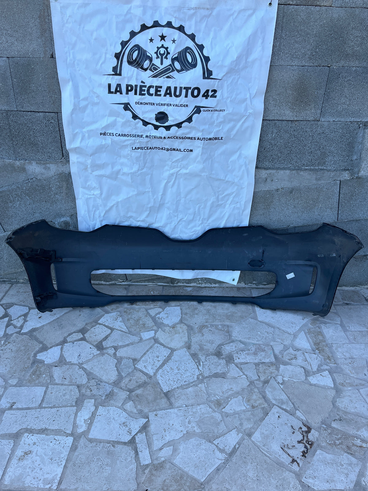 Pare choc AV noir 620221014R Renault Twingo 3 Phase 2