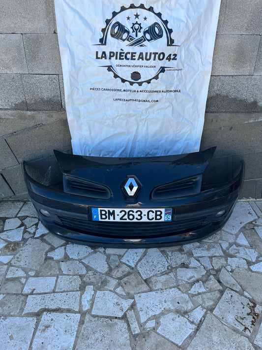 Pare choc AV noir Renault Clio 3 185