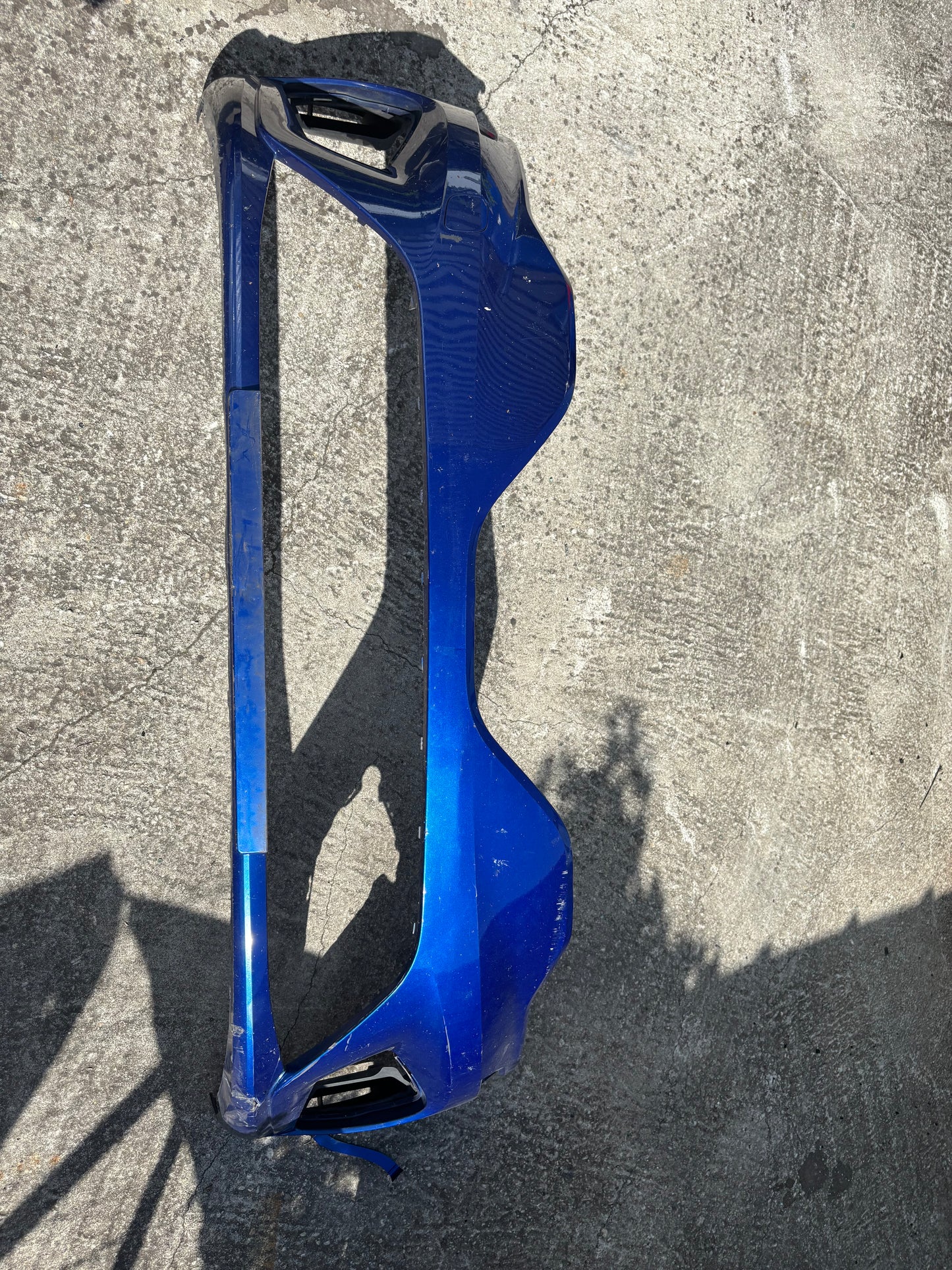 Pare choc avant Renault Clio 5 bleu