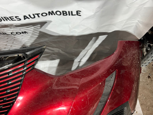 Pare choc avant Peugeot 2008 rouge