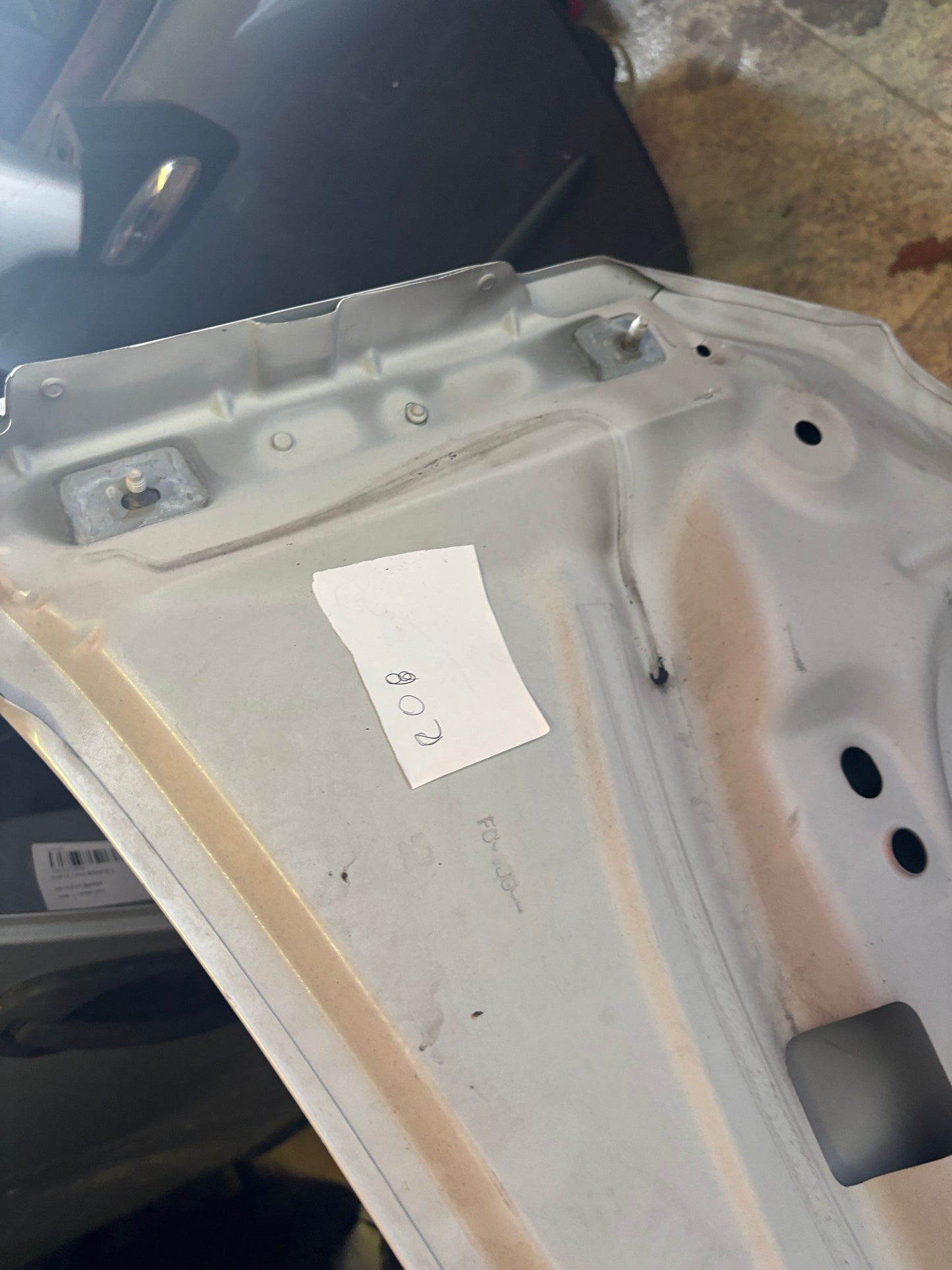 Capot Peugeot 208 1 blanc