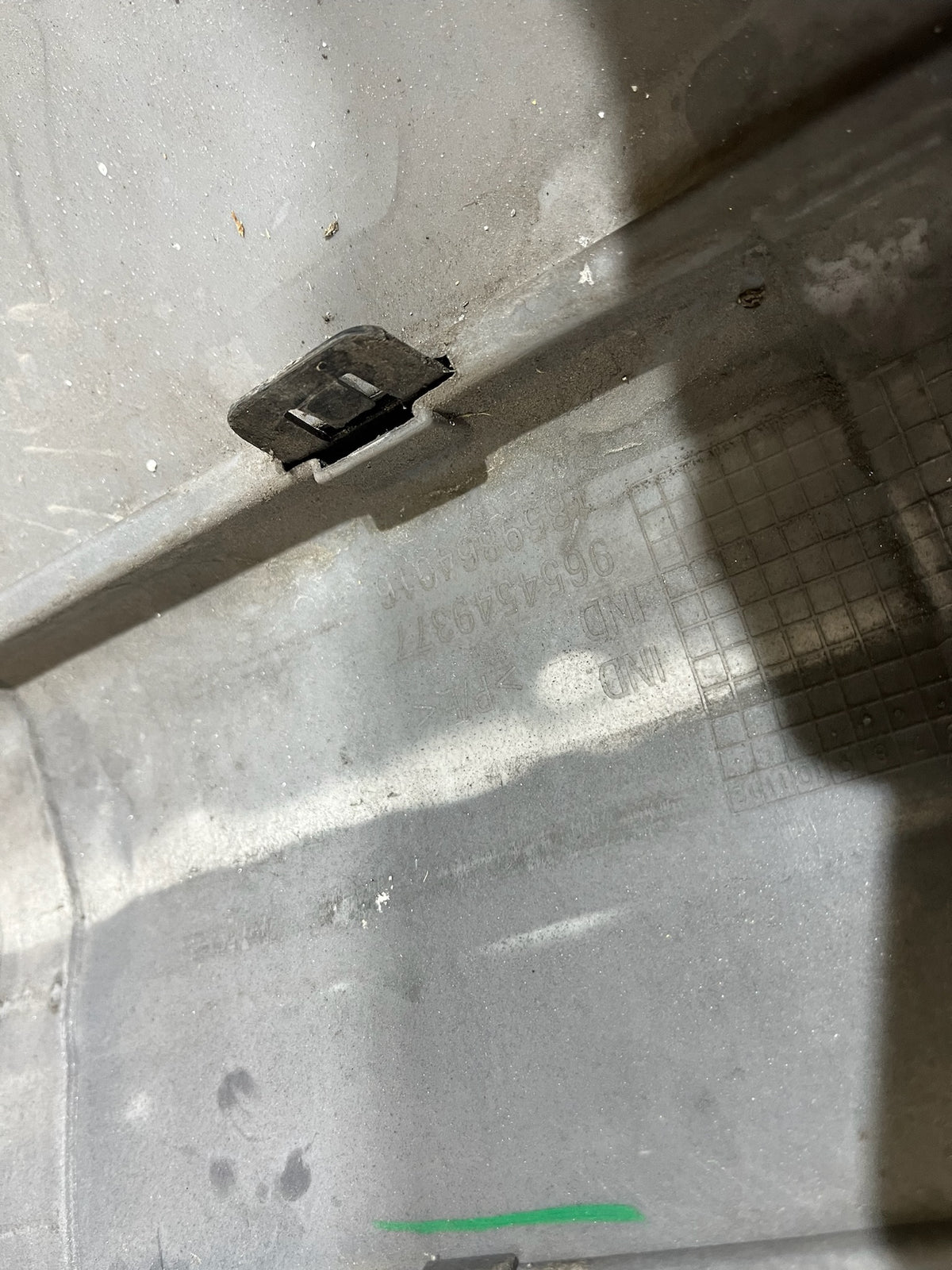 Pare choc arrière Peugeot 207 noir