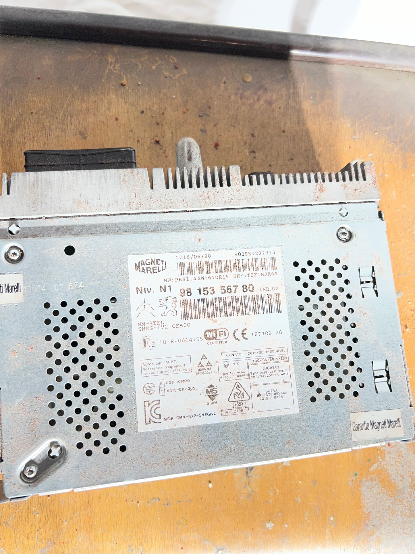 Autoradio Peugeot Citroën Smeg
