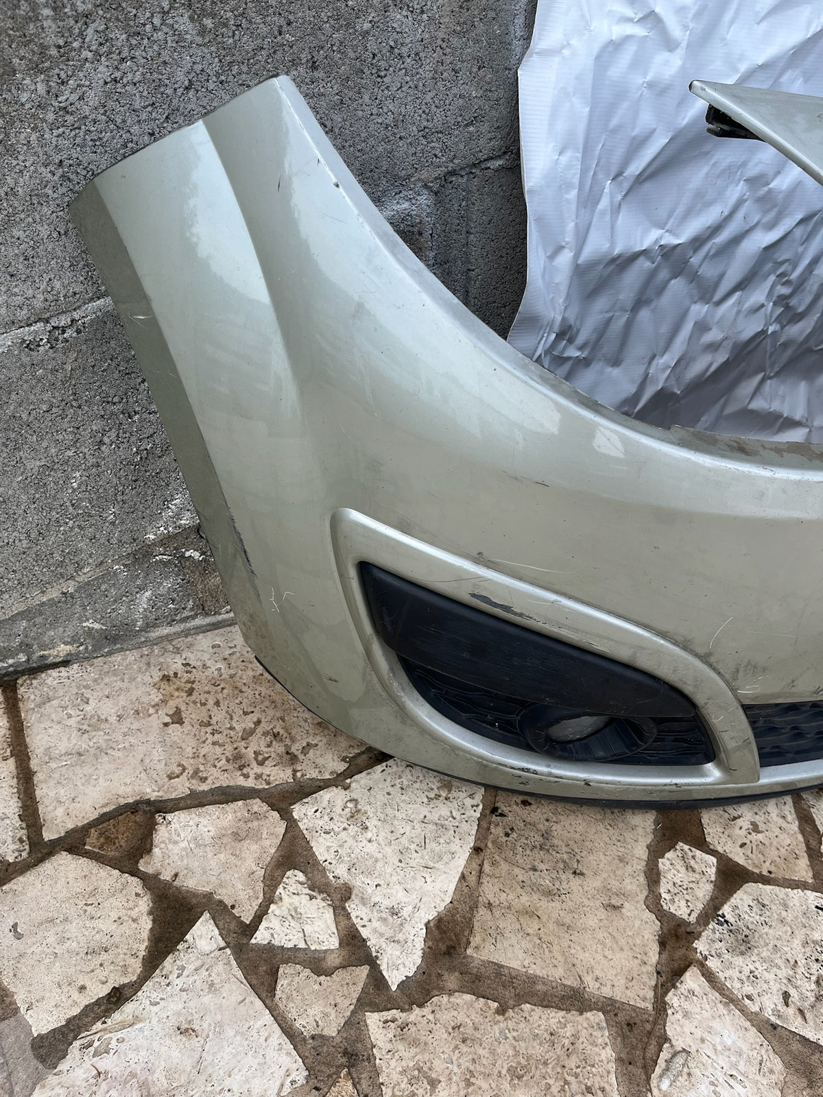 Pare choc avant Renault Twingo 2 phase 1 gris beige