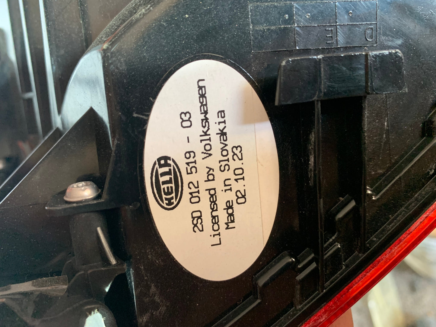 Feu arrière gauche extérieur Volkswagen Tiguan