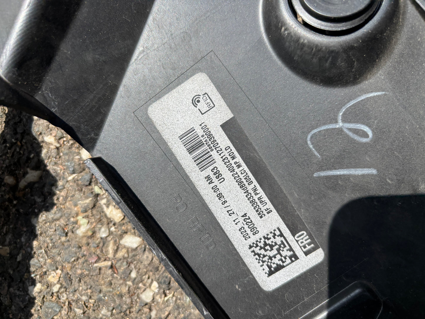 Pare choc avant BMW X5 noir F95