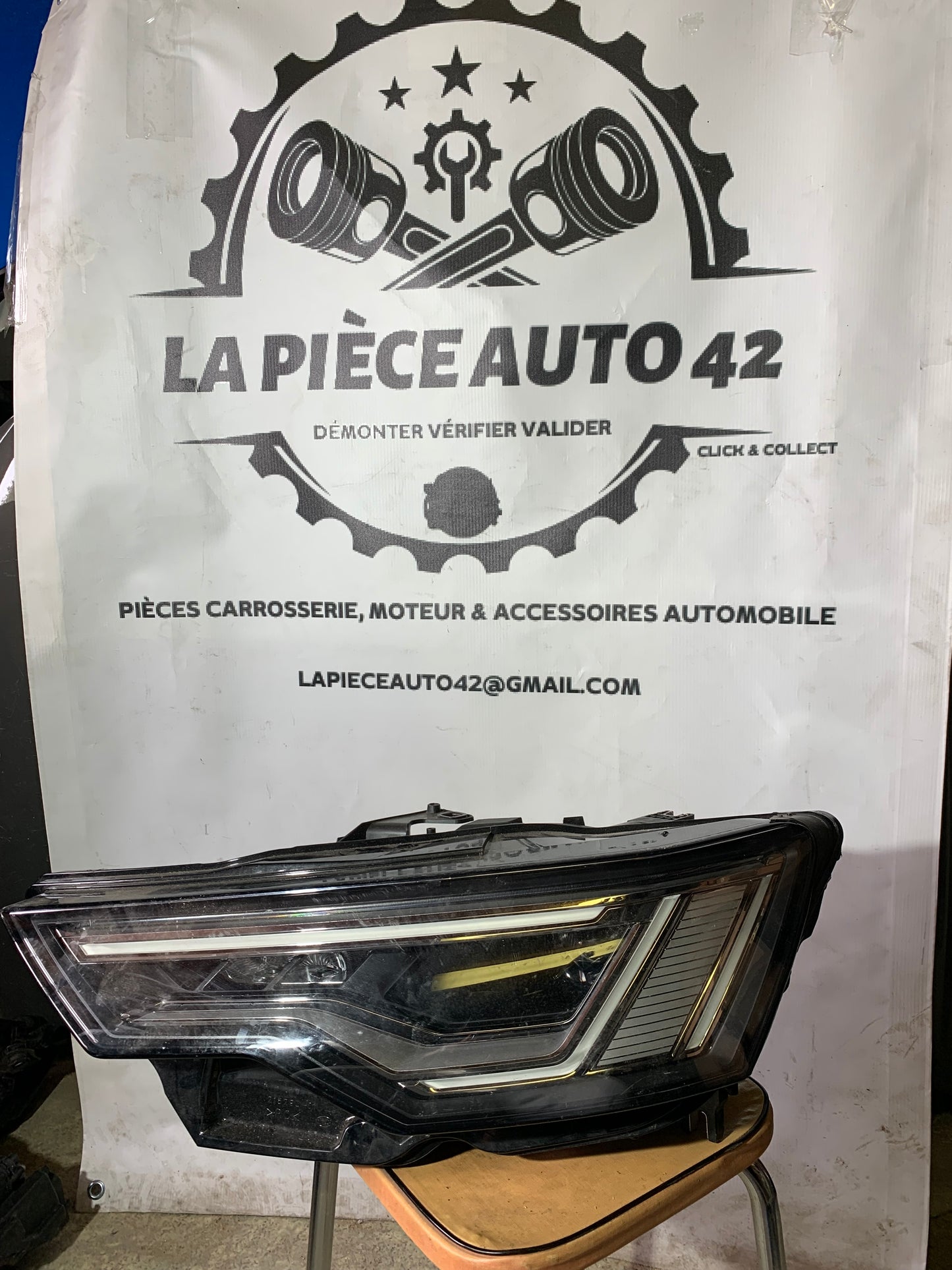 Phare avant gauche Audi A6 S6 C8 4K