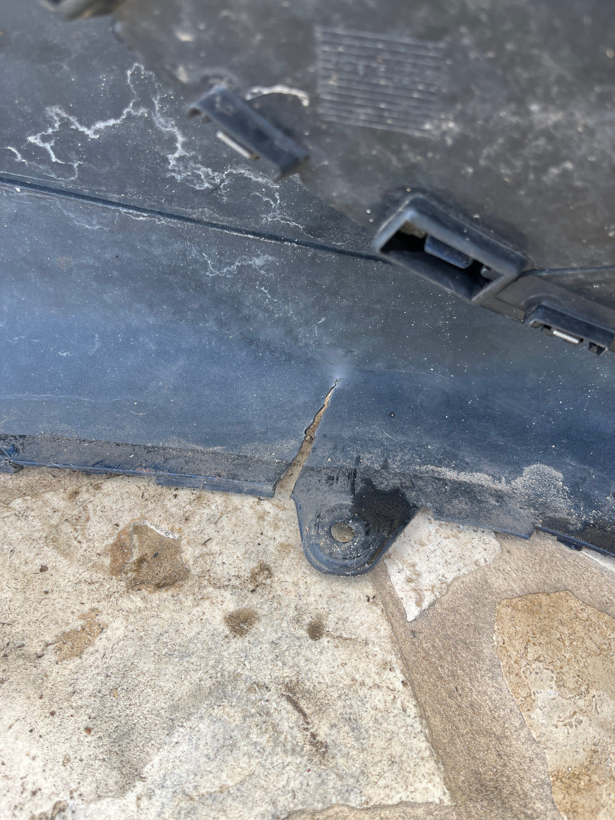 Pare choc AV bleu 9680484677 Peugeot 308 T7 Phase 1