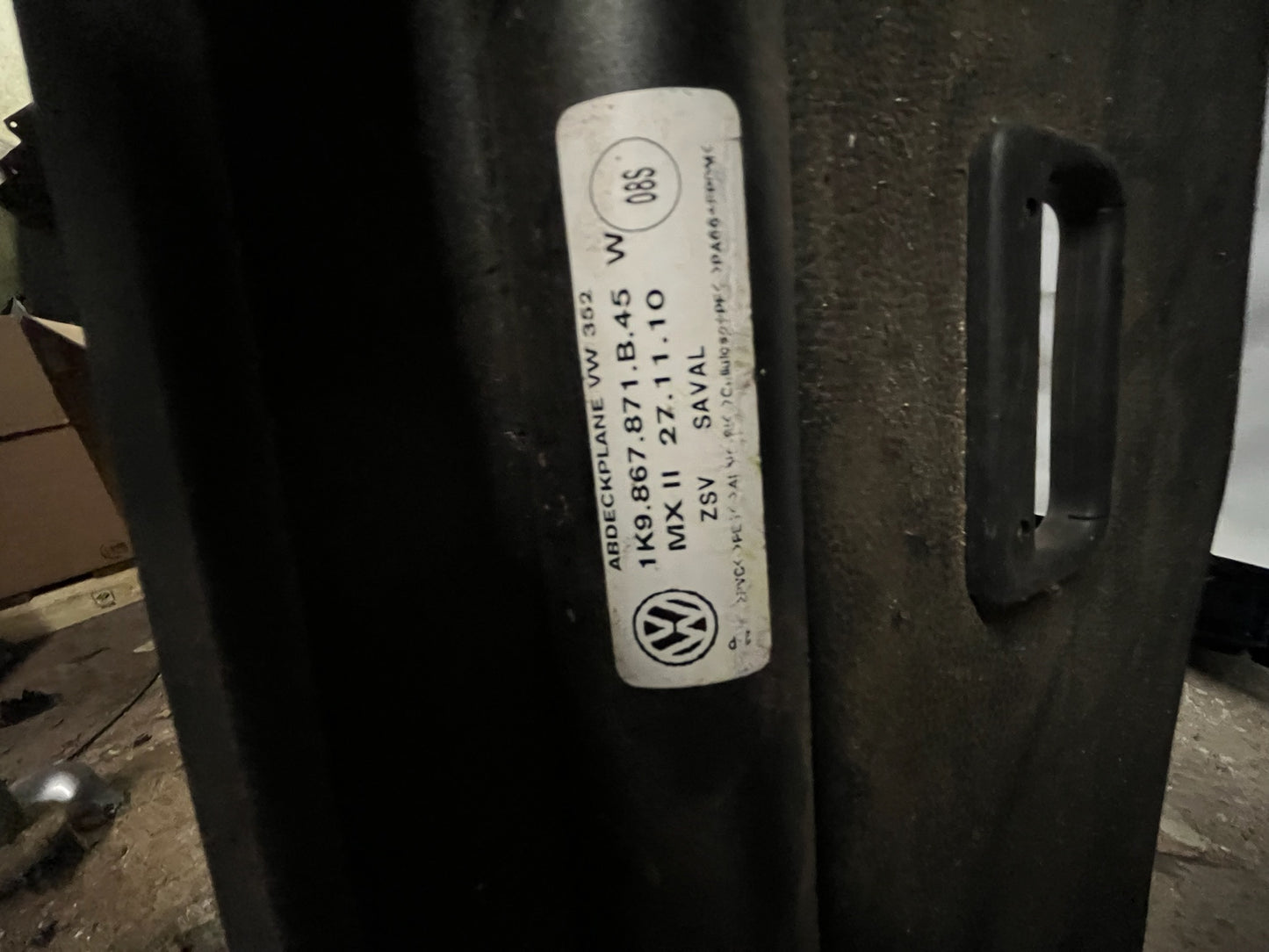 Plage arrière rideau Golf 5 Break