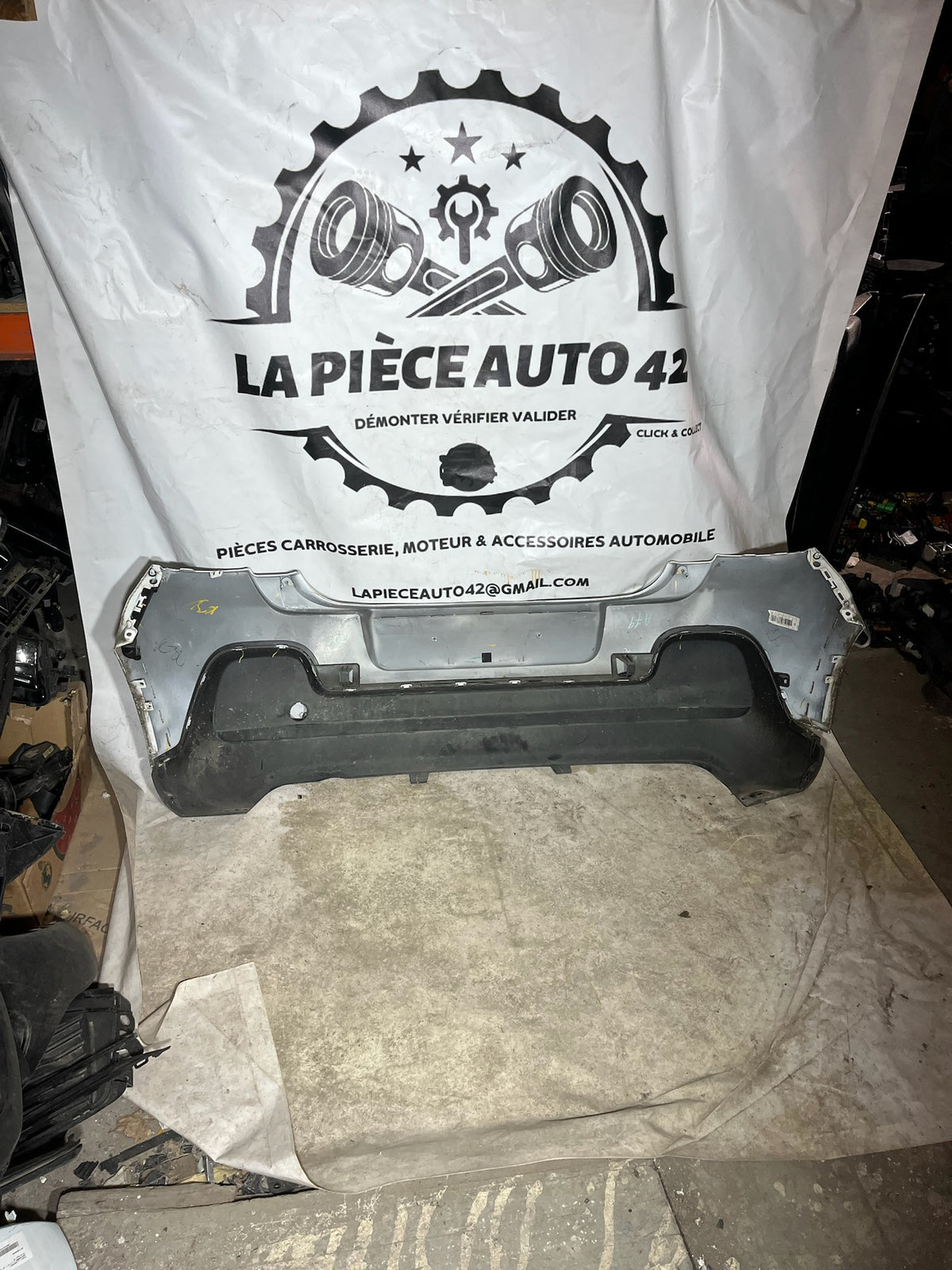 Pare choc arrière Citroën C3 3 blanc