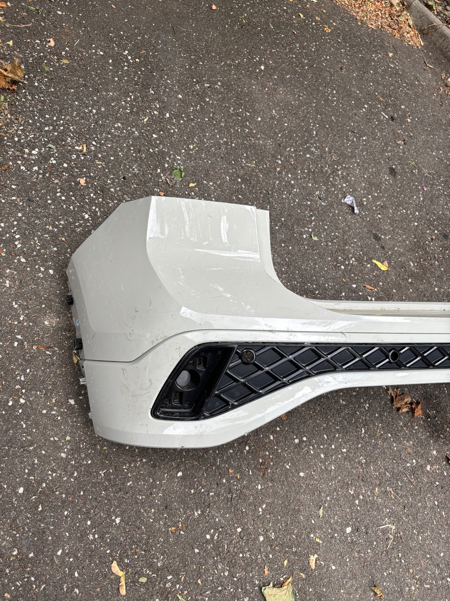 Pare choc arrière Volkswagen T-Cross blanc