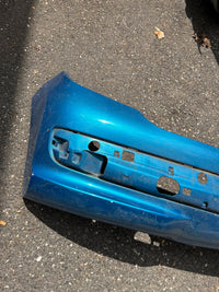 Pare choc arrière Peugeot 207 bleu