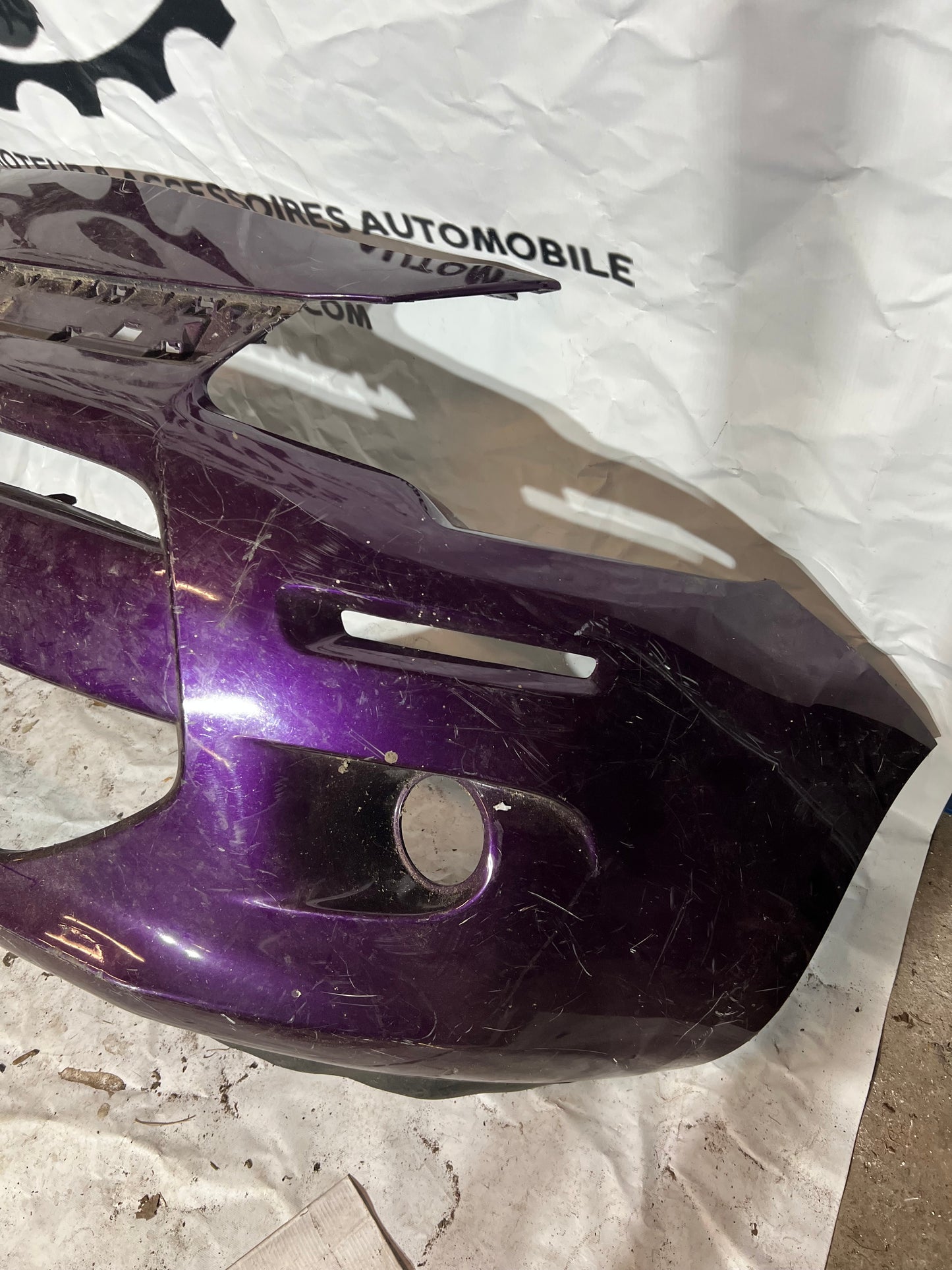 Pare choc avant Citroën C3 2 Phase 2 Violet