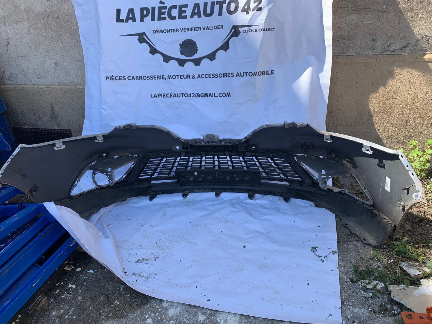 Pare choc avant Renault Scenic 4 phase 1, 6 trous radars