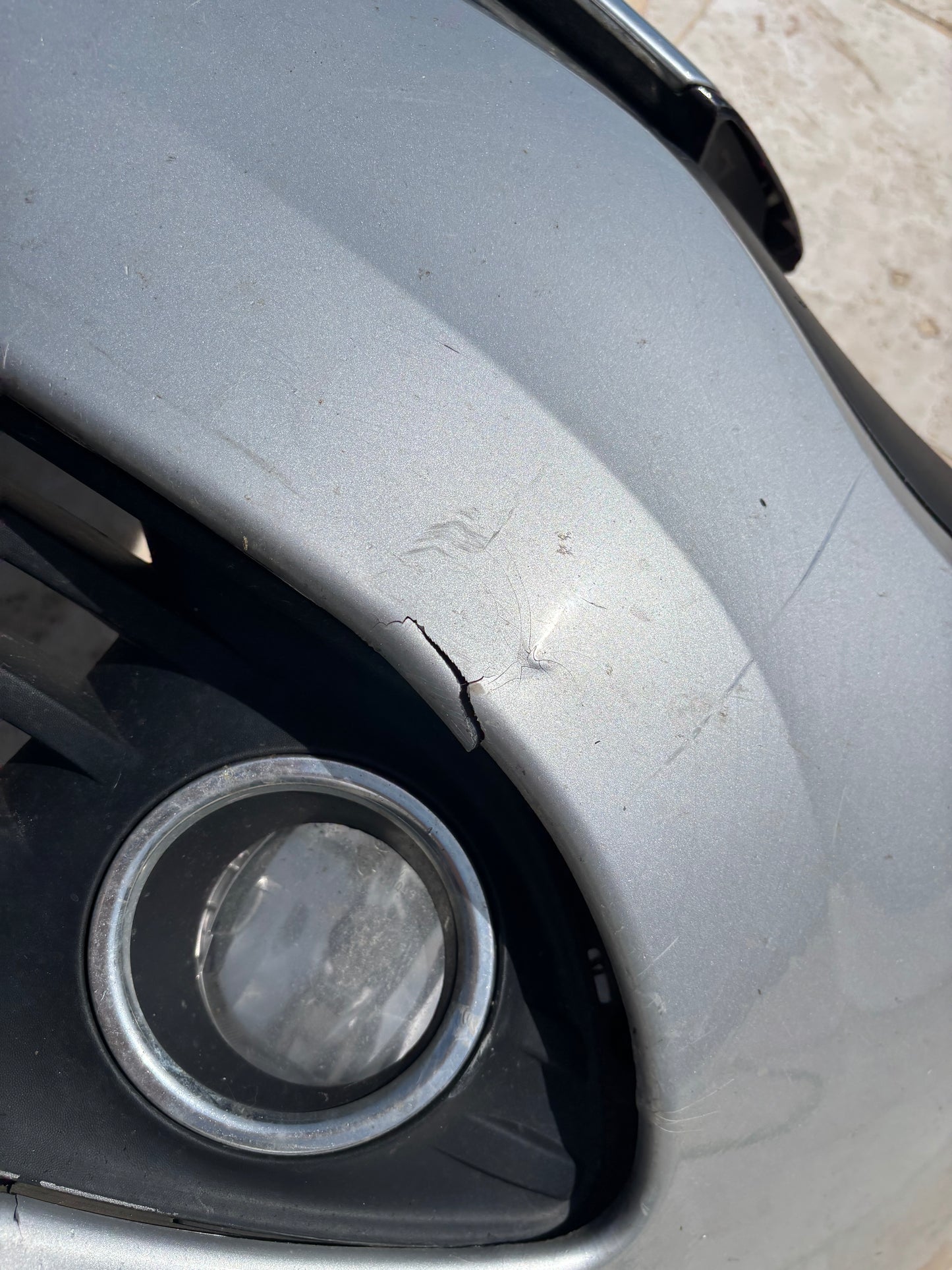 Pare choc avant Renault Clio 4 (IV) gris