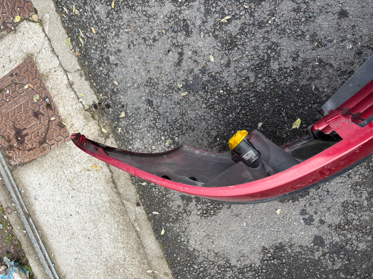 Pare choc avant rouge Citroën C3