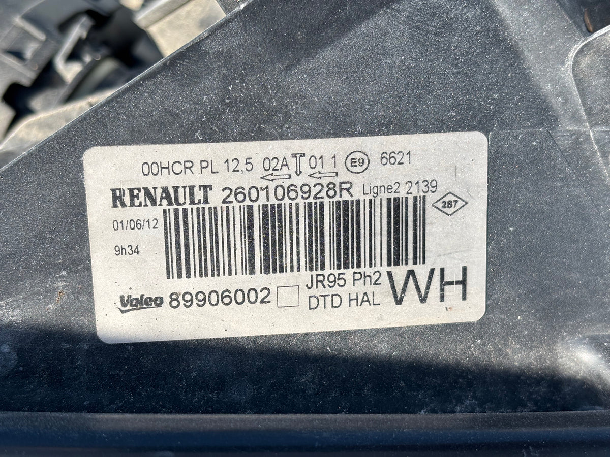Phare avant droit Renault Scenic 3 phase 3