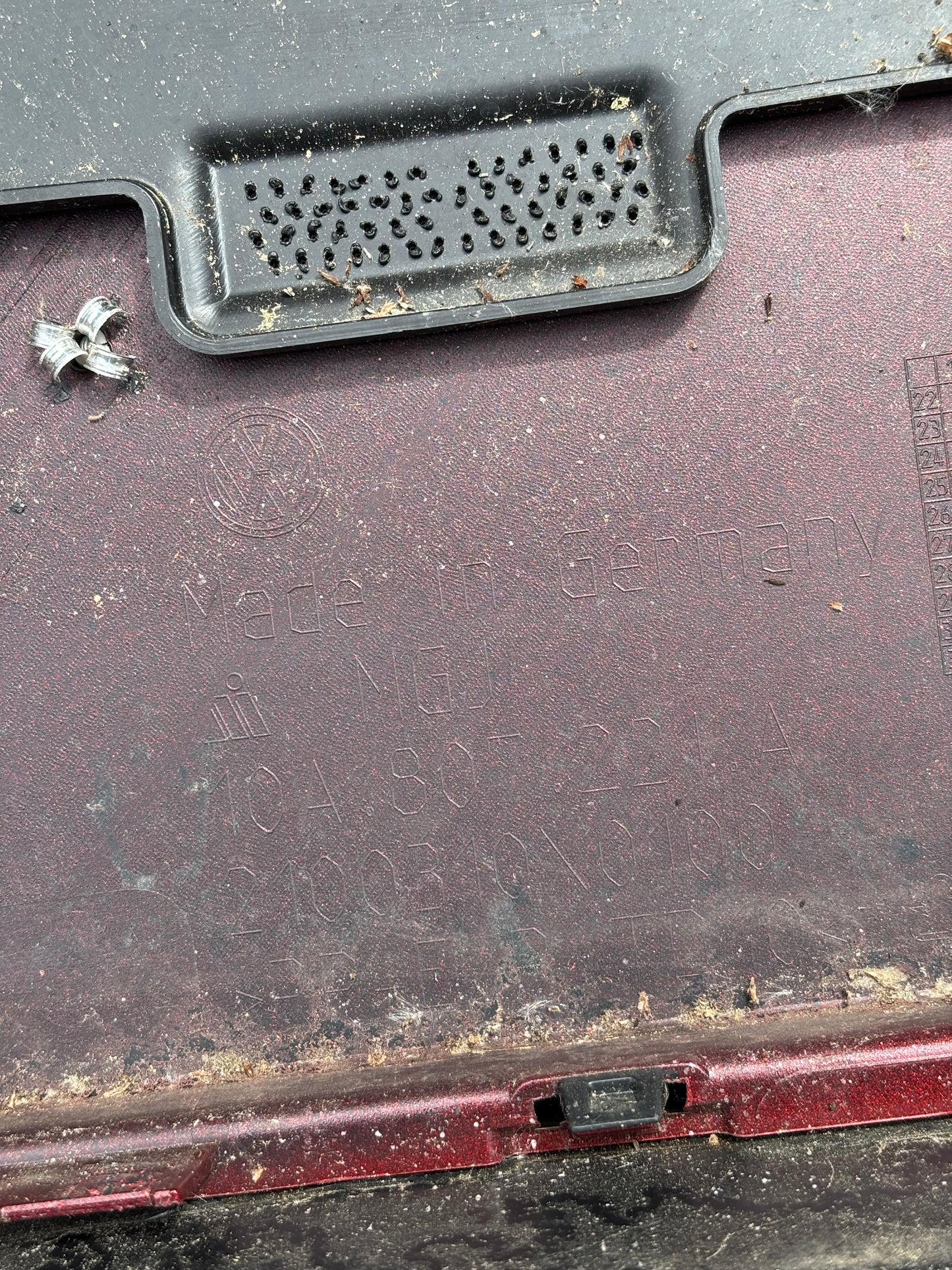 Pare choc avant Volkswagen ID.3 rouge