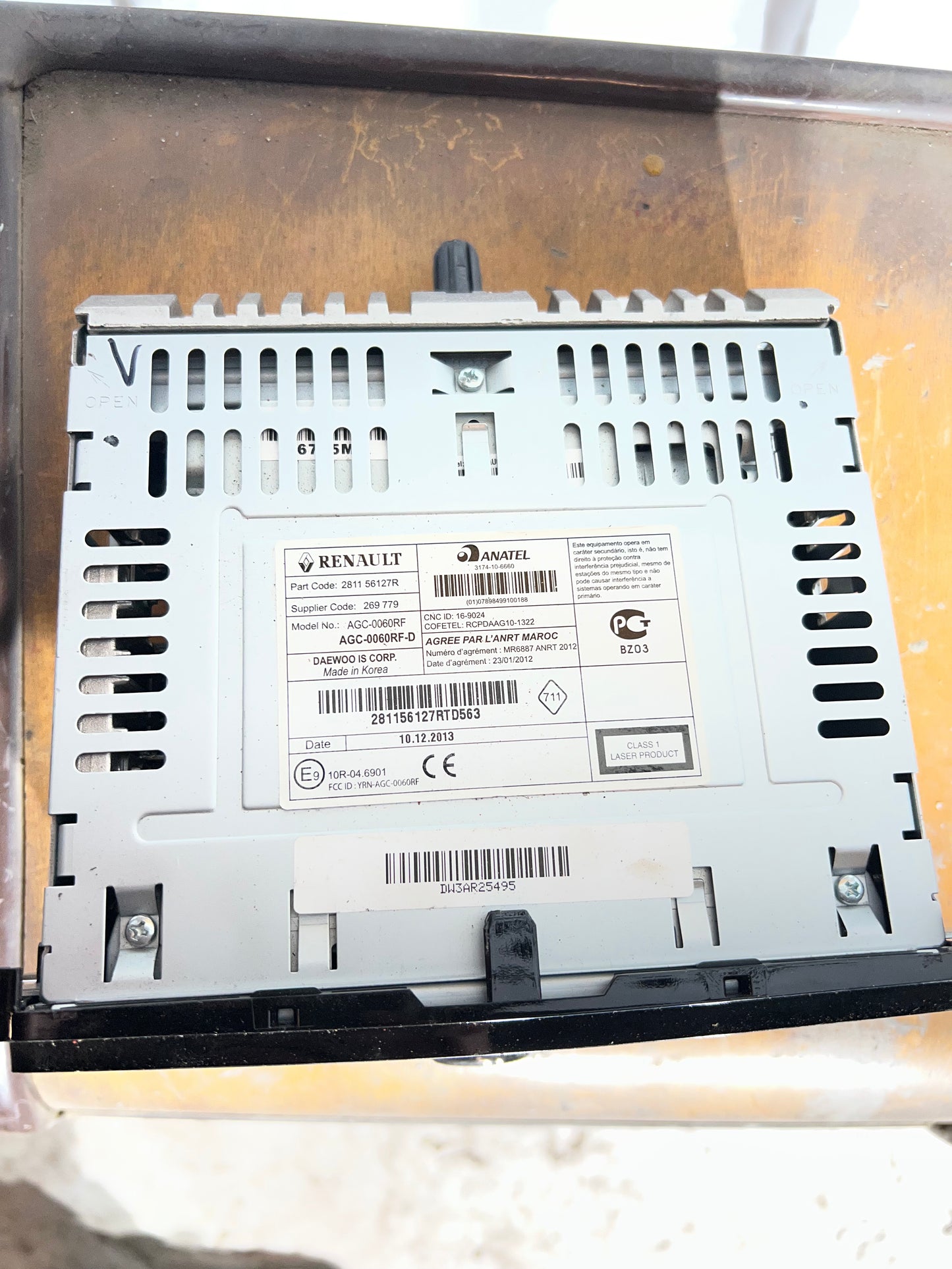 Autoradio Renault Dacia