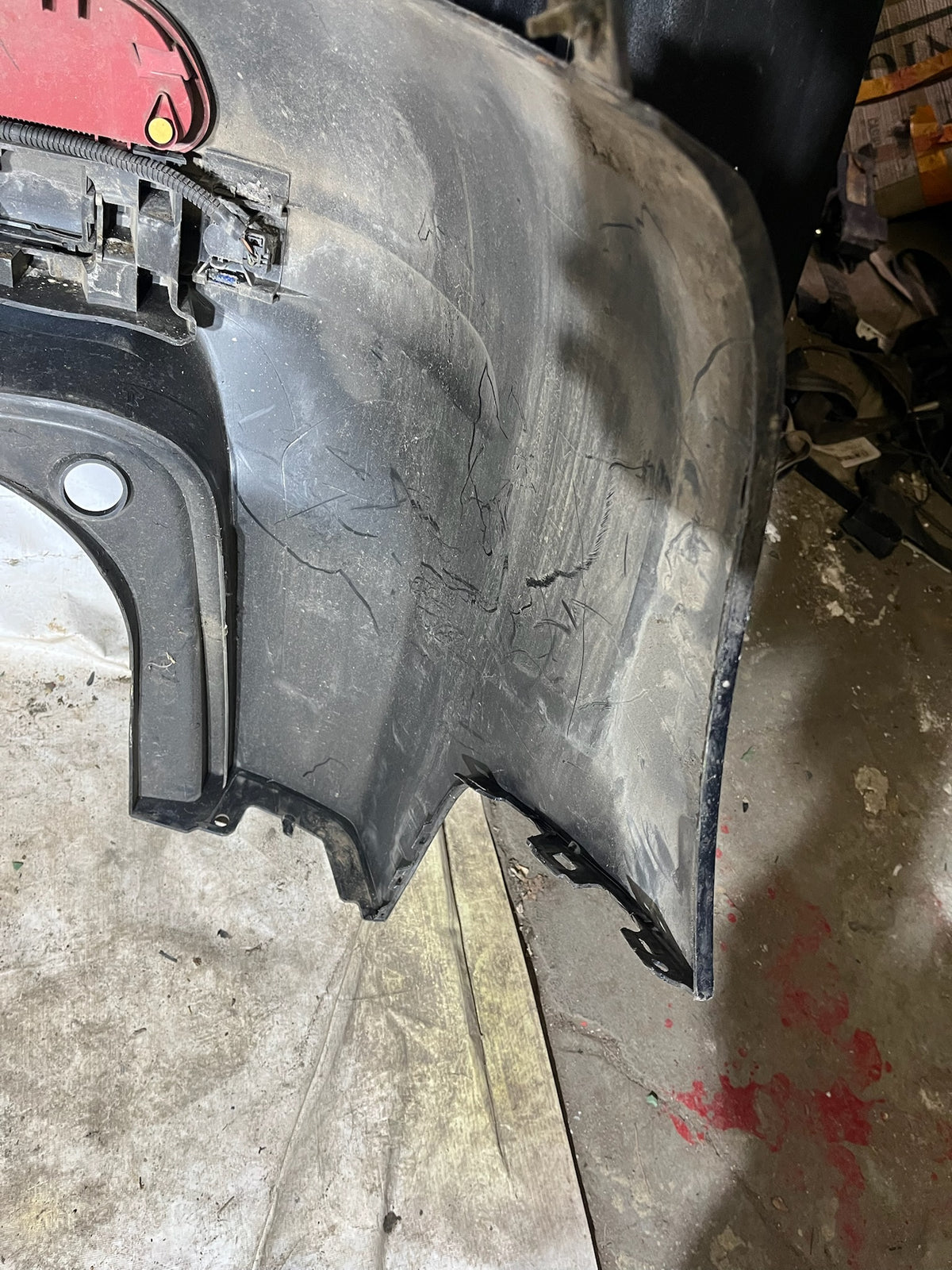 Pare choc arrière Peugeot 5008 1 bleu