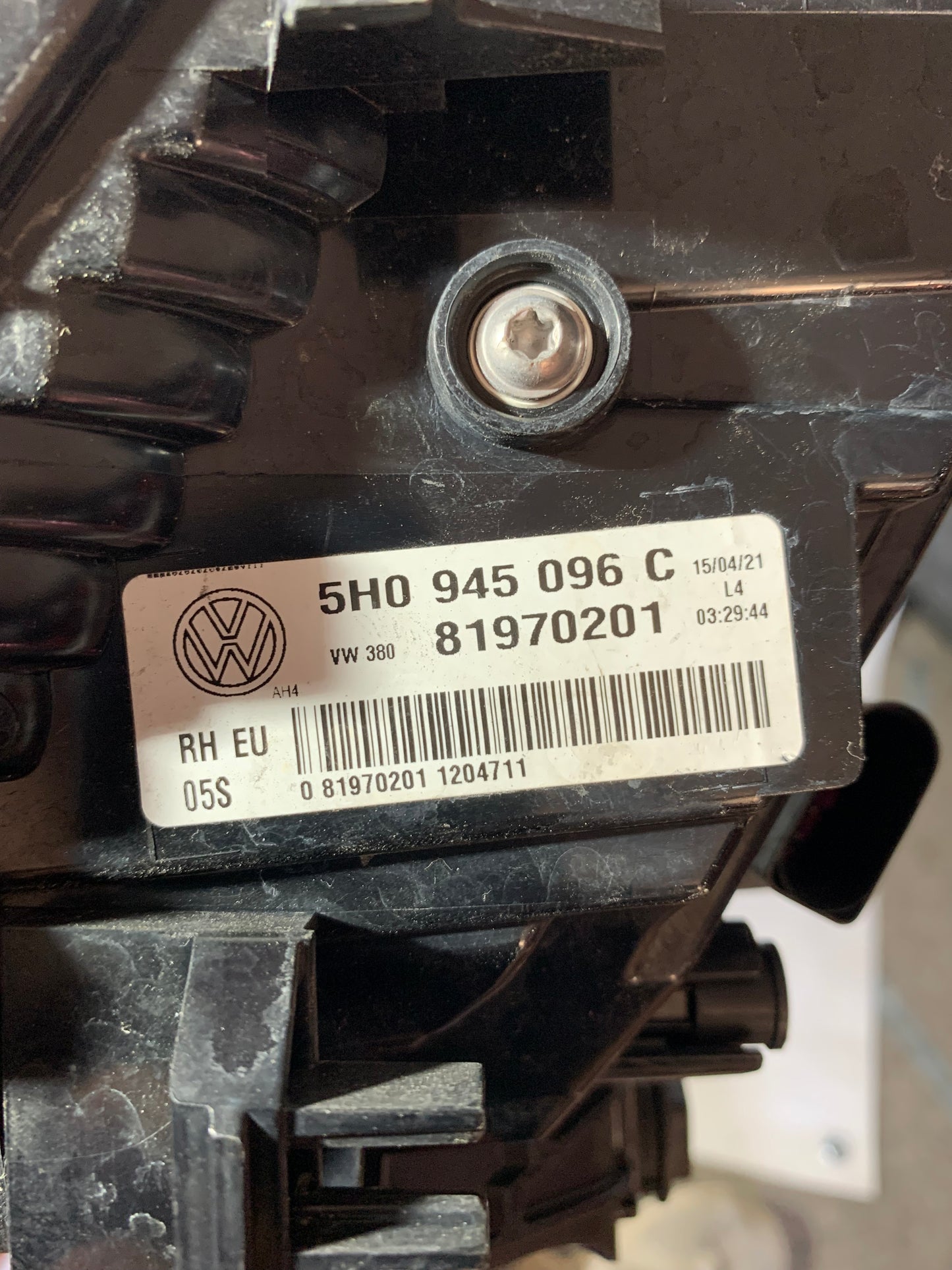 Feu arrière droit Volkswagen golf 8