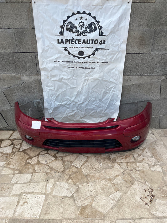 Pare choc AV rouge 9680072777 Citroen C3 1 Phase 2