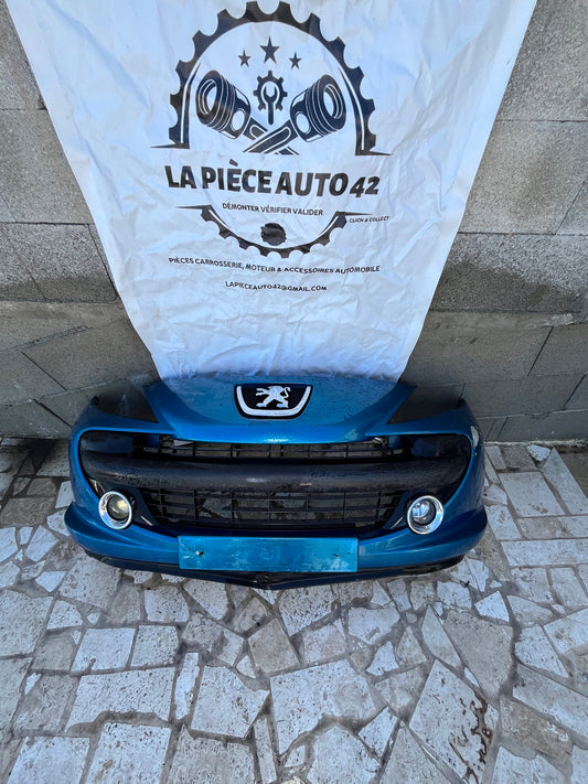 Pare choc AV bleu 9654356880 Peugeot 207