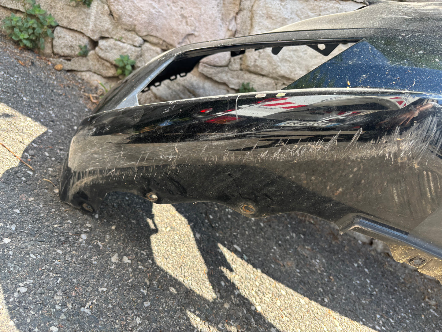 Pare choc avant Nissan Micra K14 noir