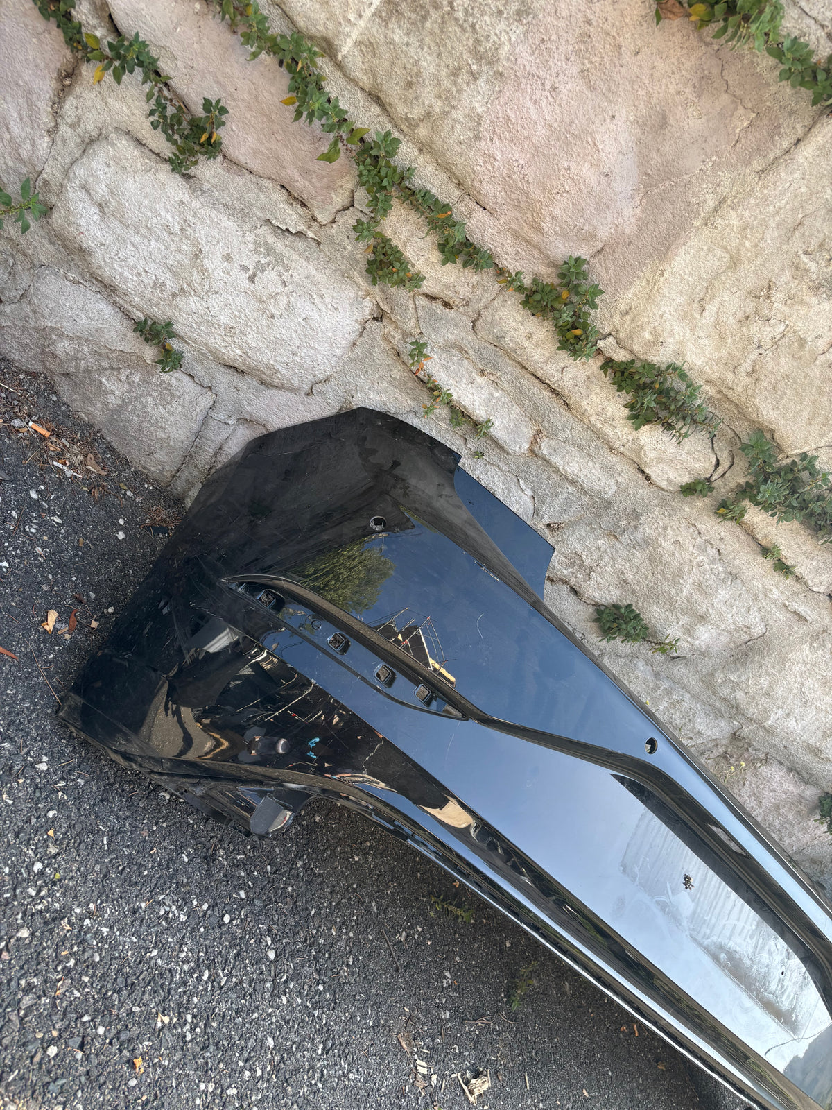 Pare choc arrière Volkswagen Polo 6 noir