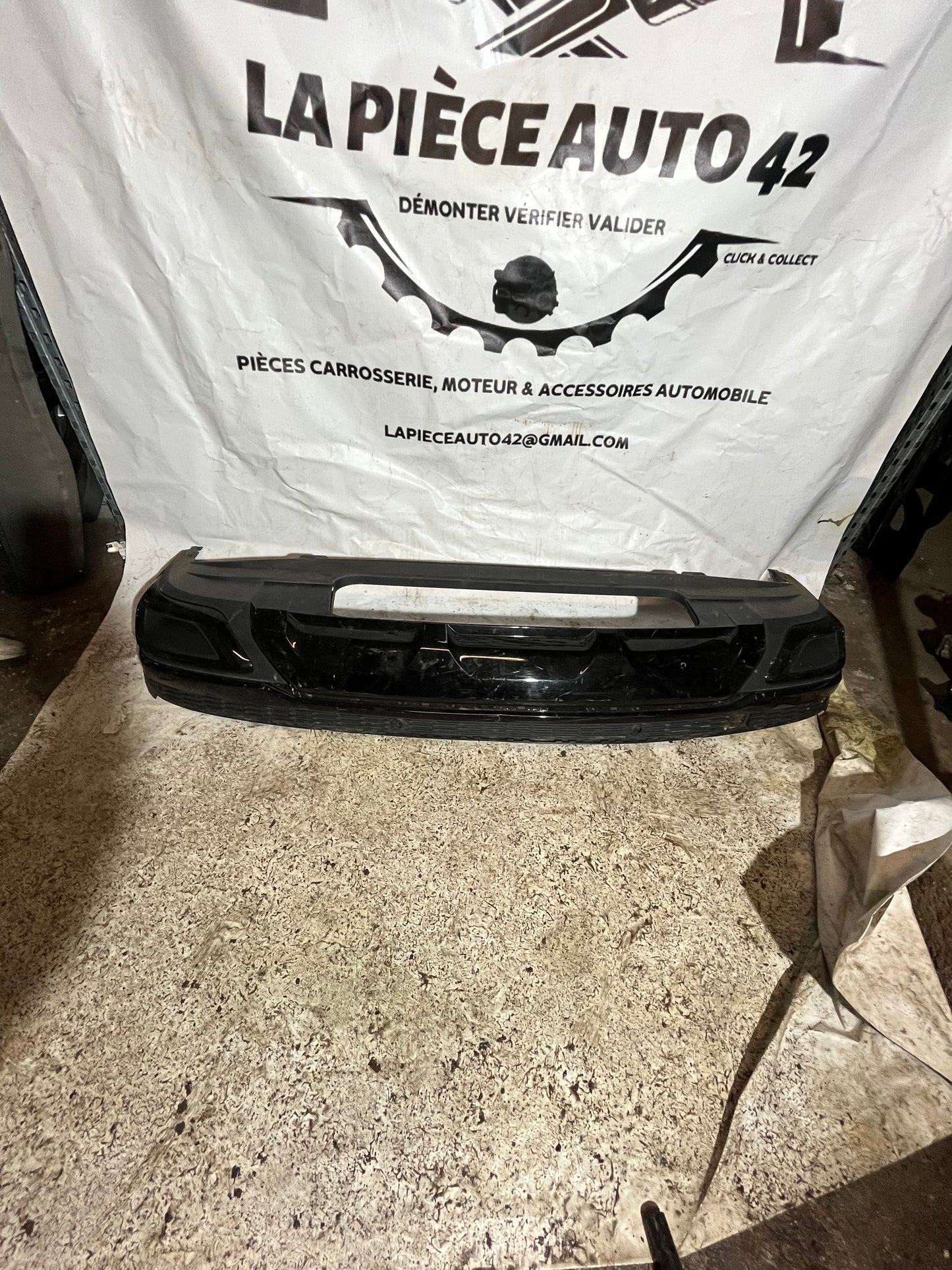 Pare choc arrière Audi Q7 noir