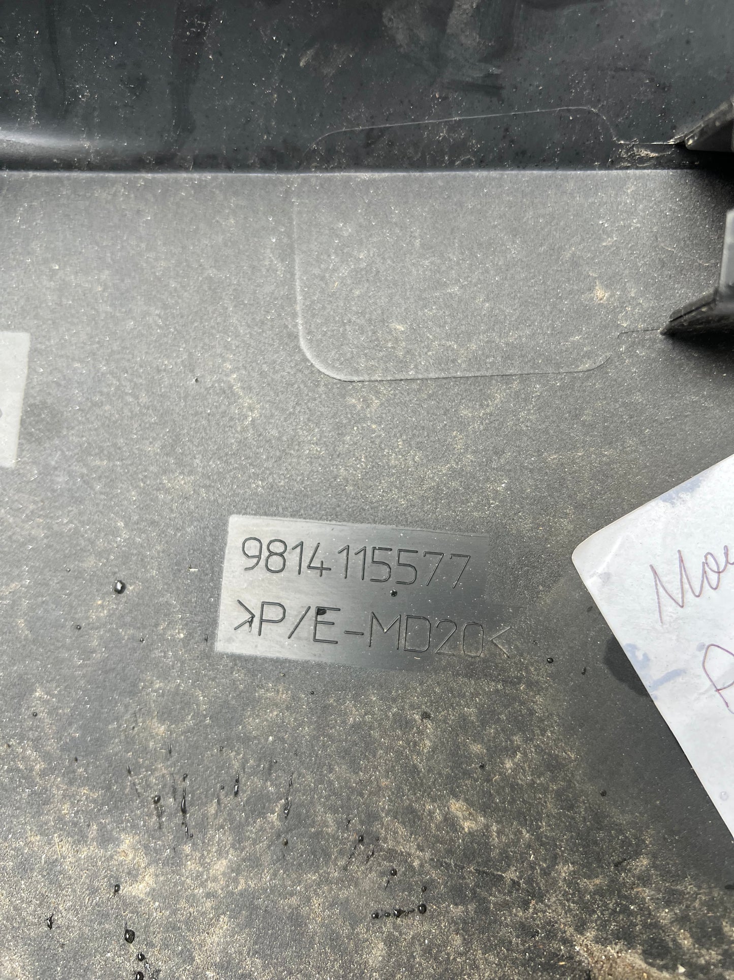 Moulure de porte droite arrière Peugeot 3008
