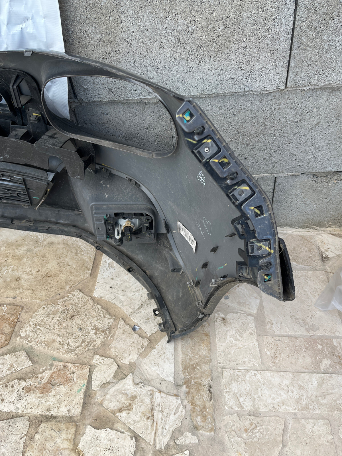 Pare choc AV gris foncé Citroen C3 3 Phase 1