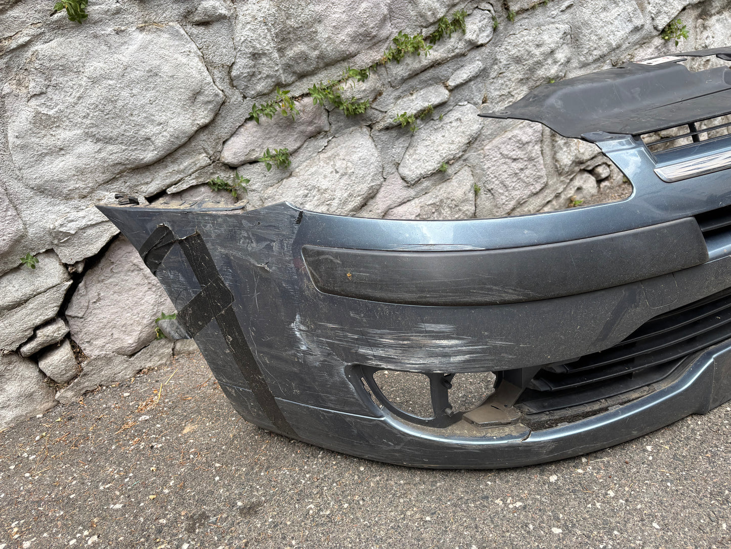 Pare choc avant Citroën C4 1 bleu