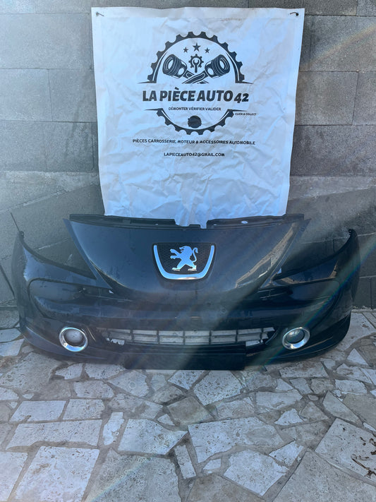Pare choc AV noir 9654356880 Peugeot 207