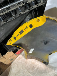 Pare choc arrière Peugeot 208 2 Jaune + emplacement Radar