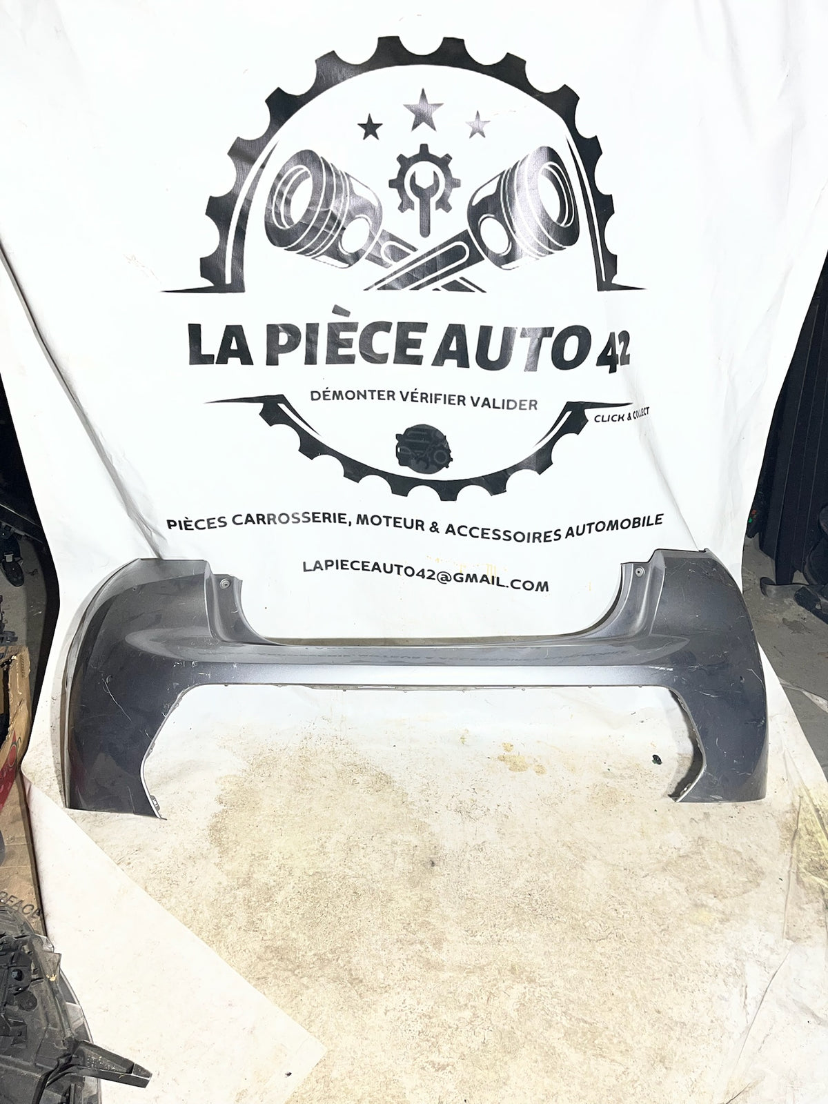 Pare choc arrière Peugeot 208 2 gris