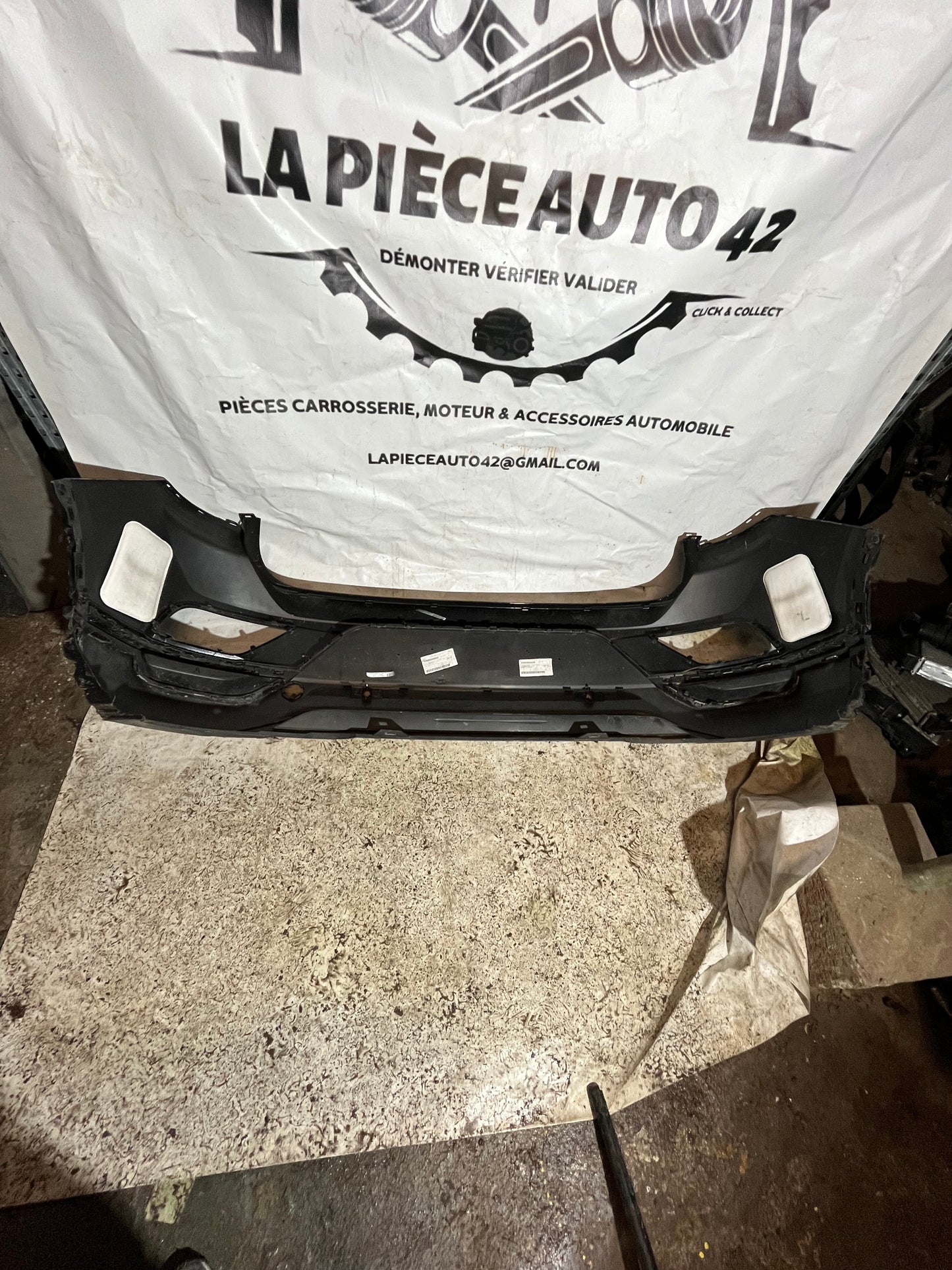 Pare choc arrière Volkswagen T-Roc 1 phase 1 noir
