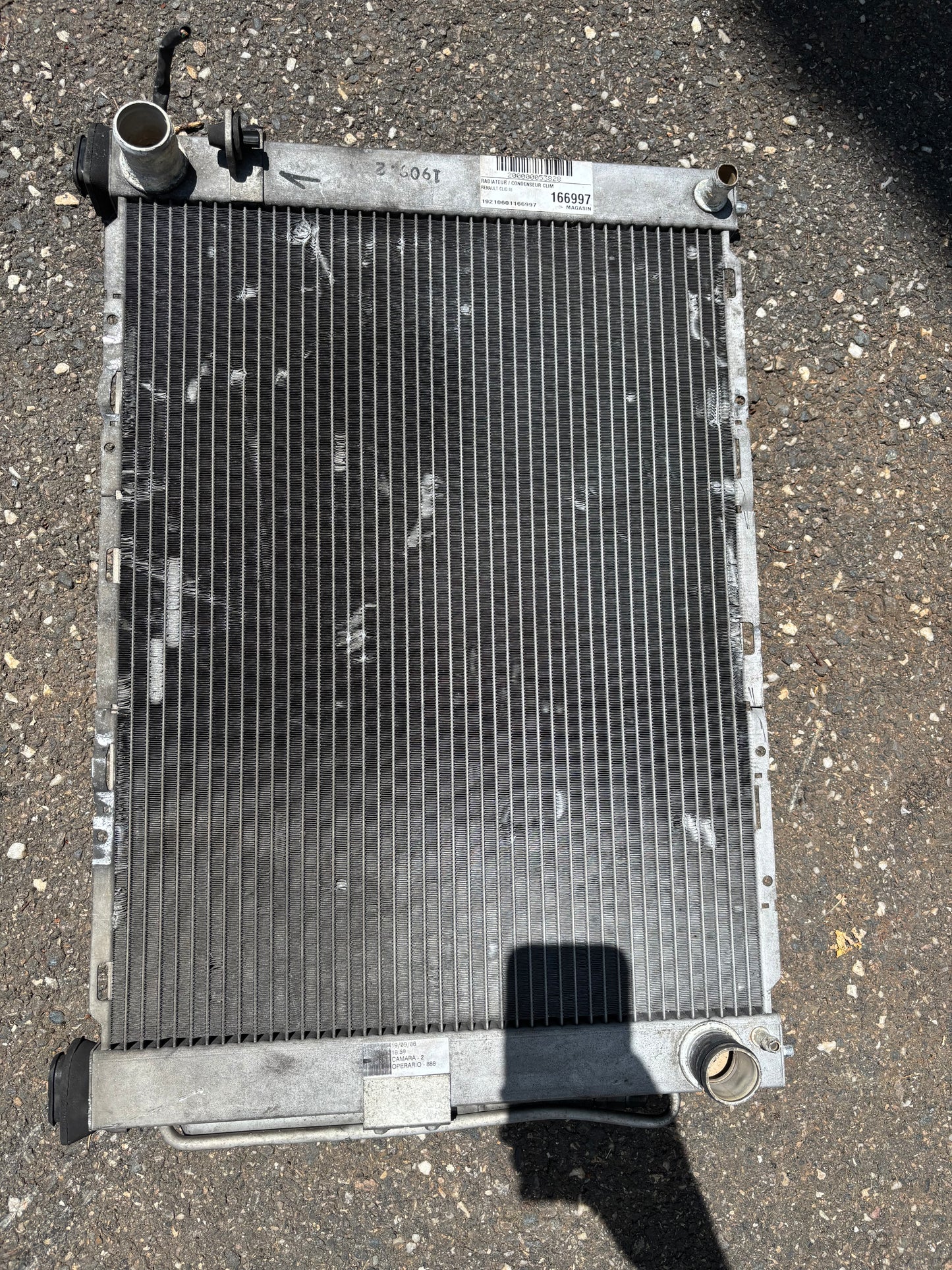 Condensateur de climatisation Renault Clio 3