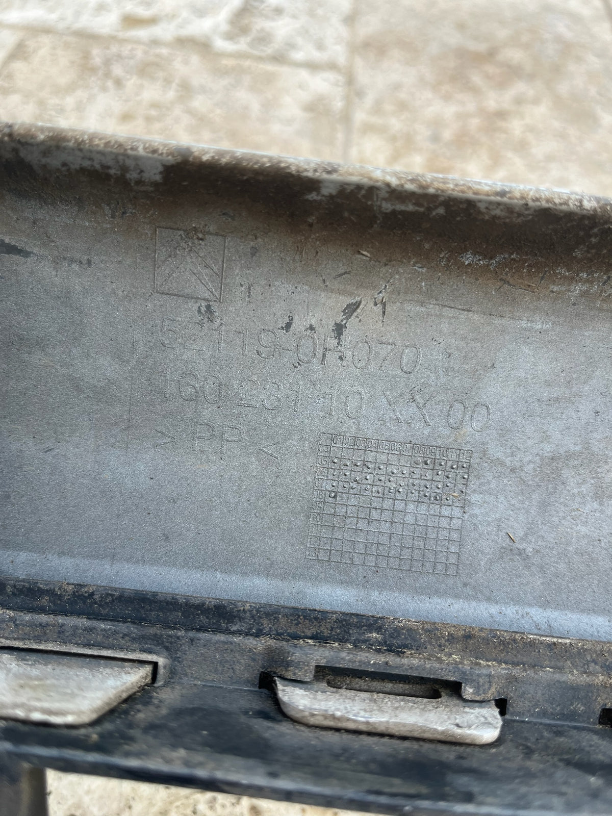 Pare choc avant Citroën C1 Blanc