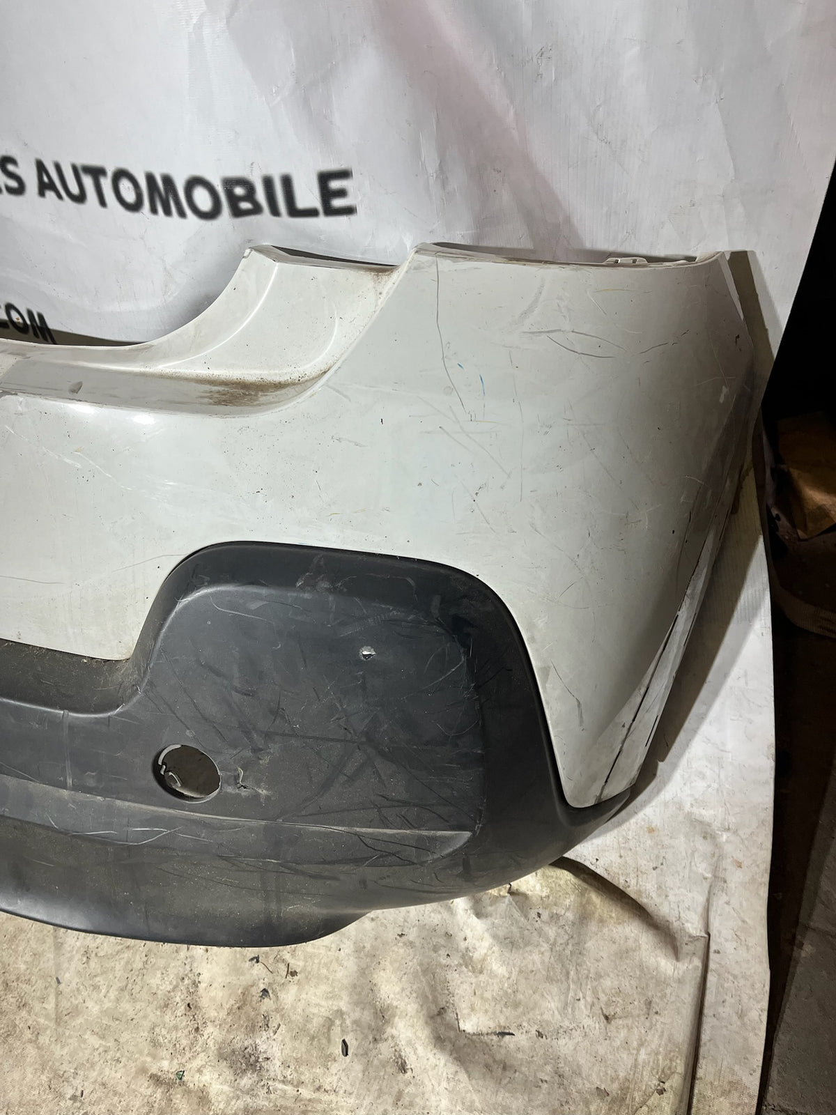 Pare choc arrière Citroën C3 3 blanc