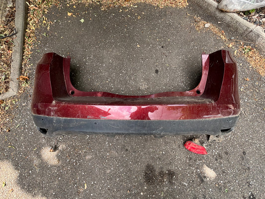 Pare choc arrière Renault Scenic 4 rouge