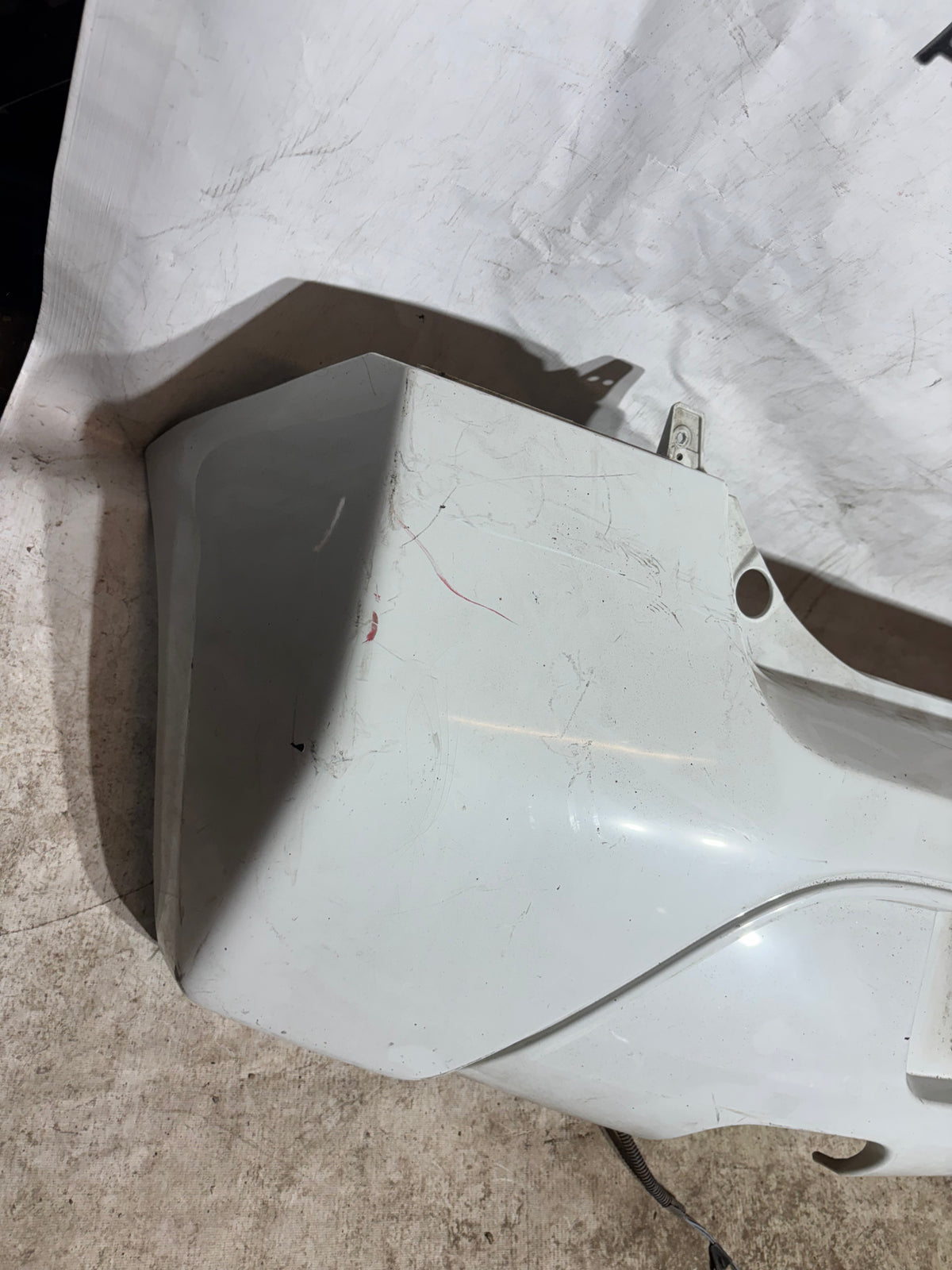 Pare choc arrière Renault Twingo 2 blanc 8200649330