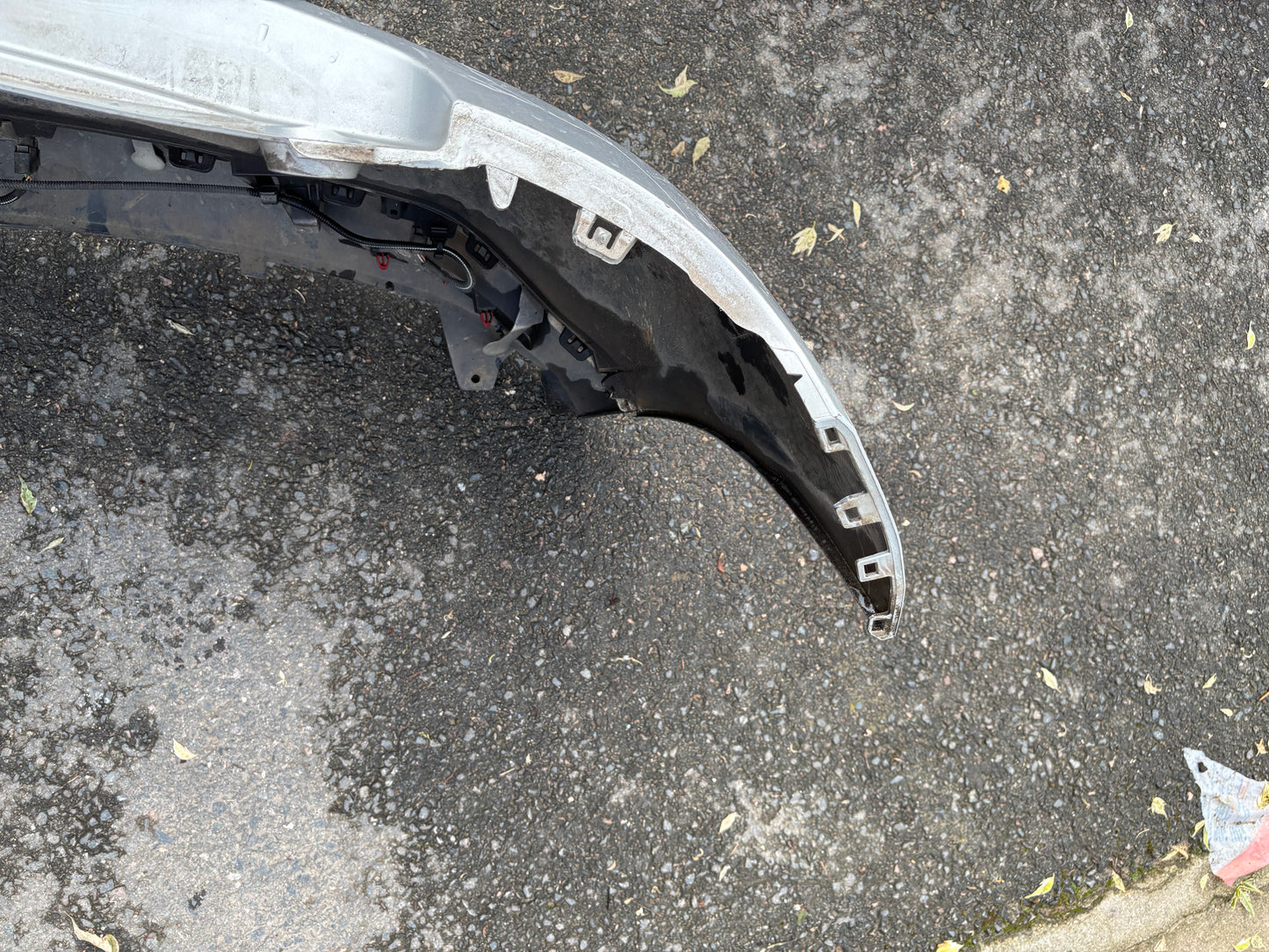 Pare choc arrière gris Citroën C3 2 avec radar