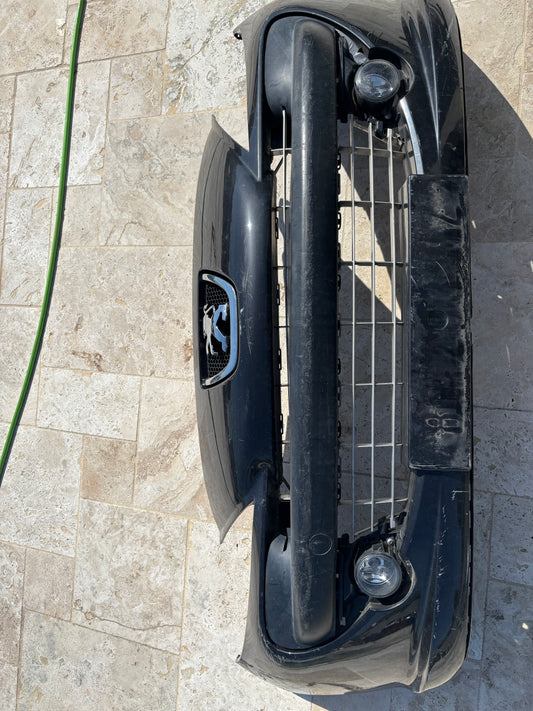 Pare choc avant Peugeot 207 noir
