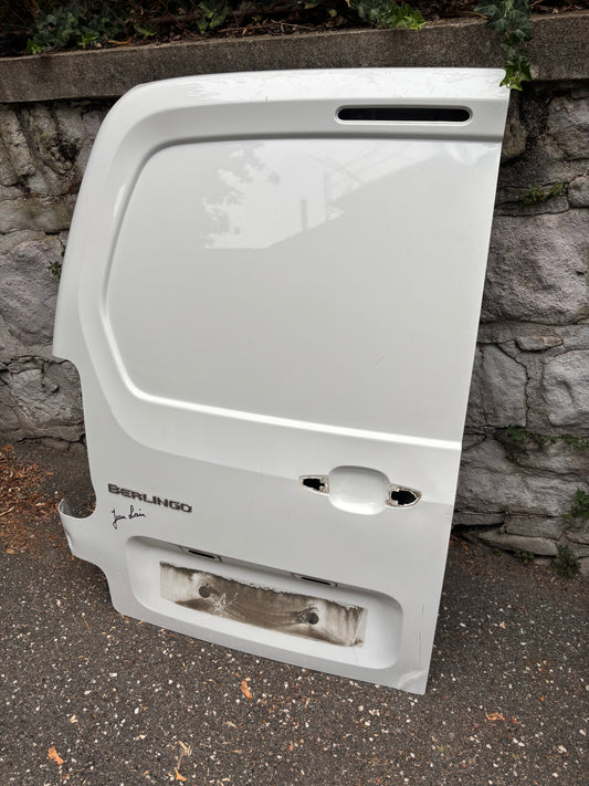 Porte arrière gauche battante Citroën Berlingo blanche